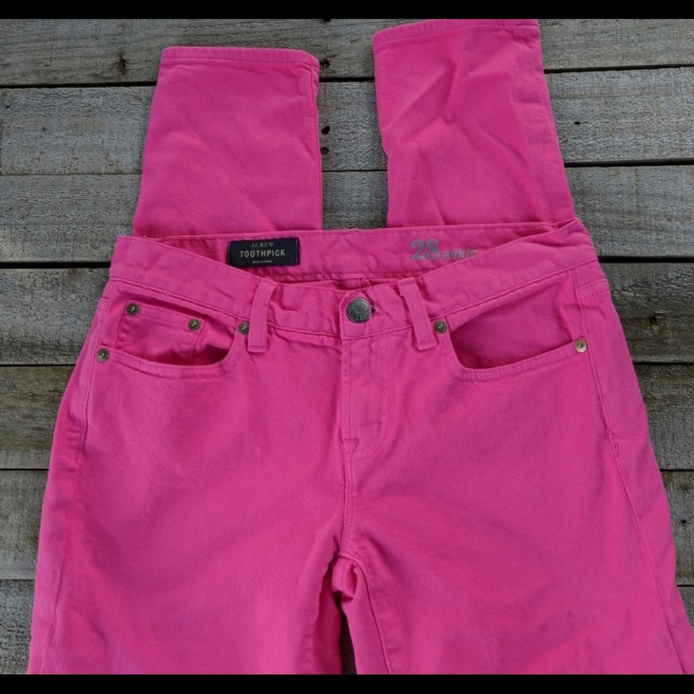 J. Crew Toothpick Ankle Skinny Jeans